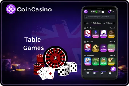 CoinCasino Table Games
